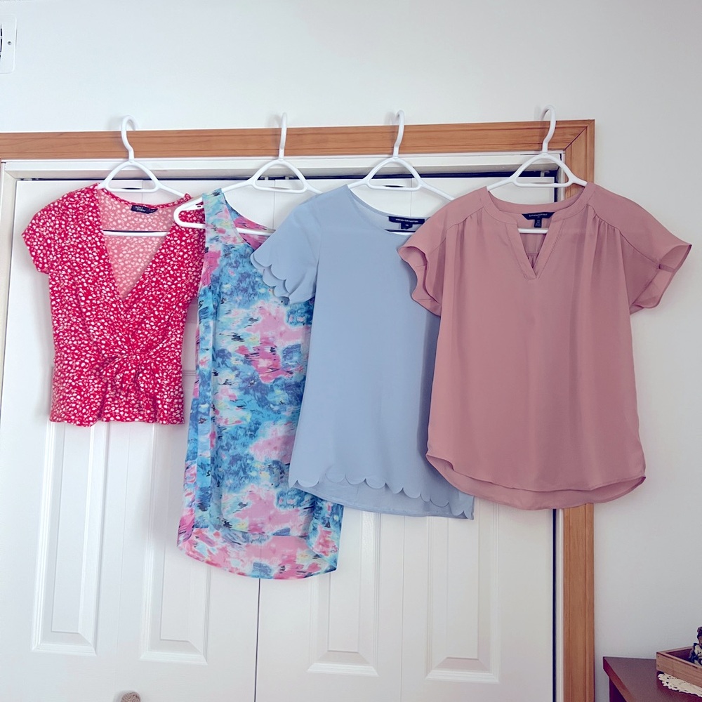 Lot of 4 ladies tops